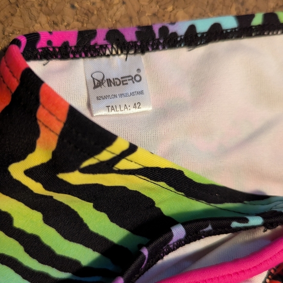 Indero Multicolored animal print bathing suit - Picture 3 of 4